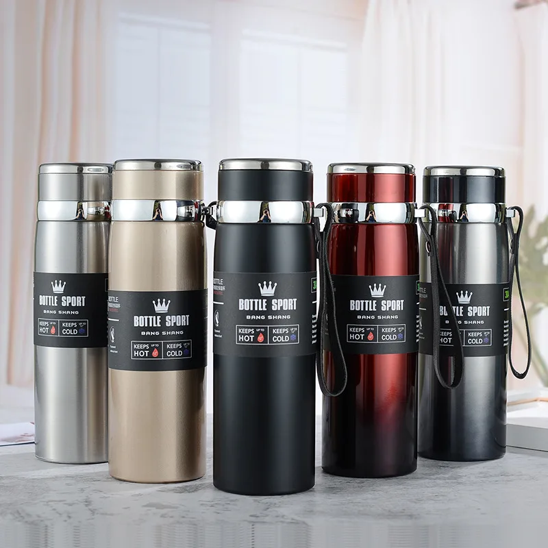 

600/800/1000ml 316 Stainless Steel Insulated Keep Cool Thermos Cup Bottle Vacuum Flasks Thermos Double Wall Insulated Travel