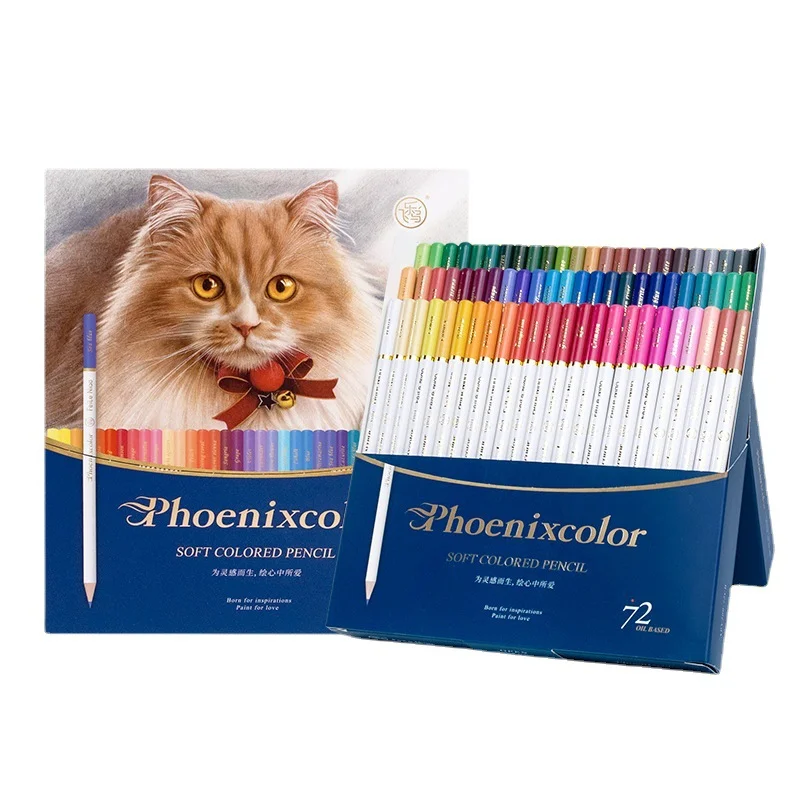 S Drawing Set Chinese Style Oil Colored Pencils Pencil Sharp