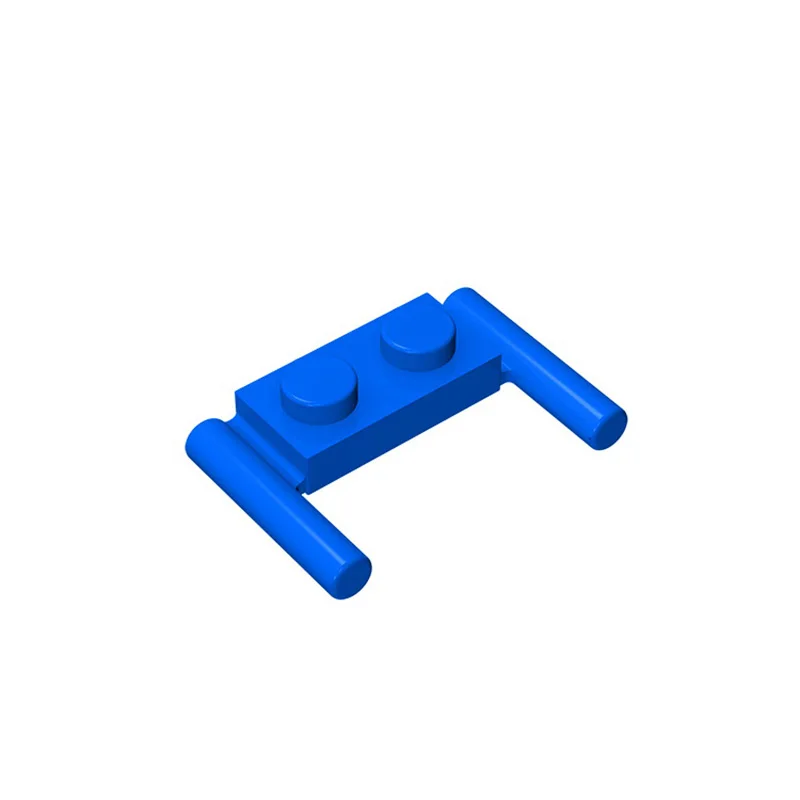 

10Pcs BZB MOC 3839 Plate Modified 1 x 2 with Bar Handles Building Blocks Parts Compatible Accessories Educational Kids Toys