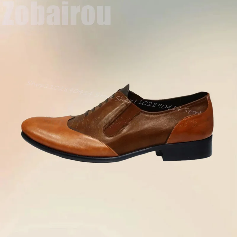 Коричневые матовые кожаные лоферы на ремешках модная мужская обувь без застежек