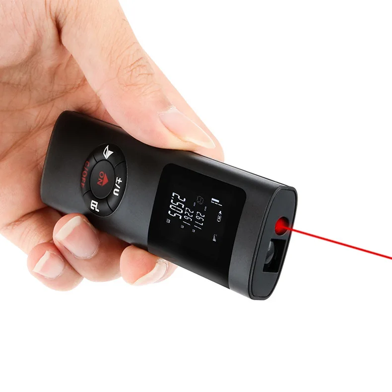 

Mini Smart Laser Rangefinder Intelligent 40M 60M Digital Laser Rangefinde Usb Charging Rechargeable Handheld Distance Meter