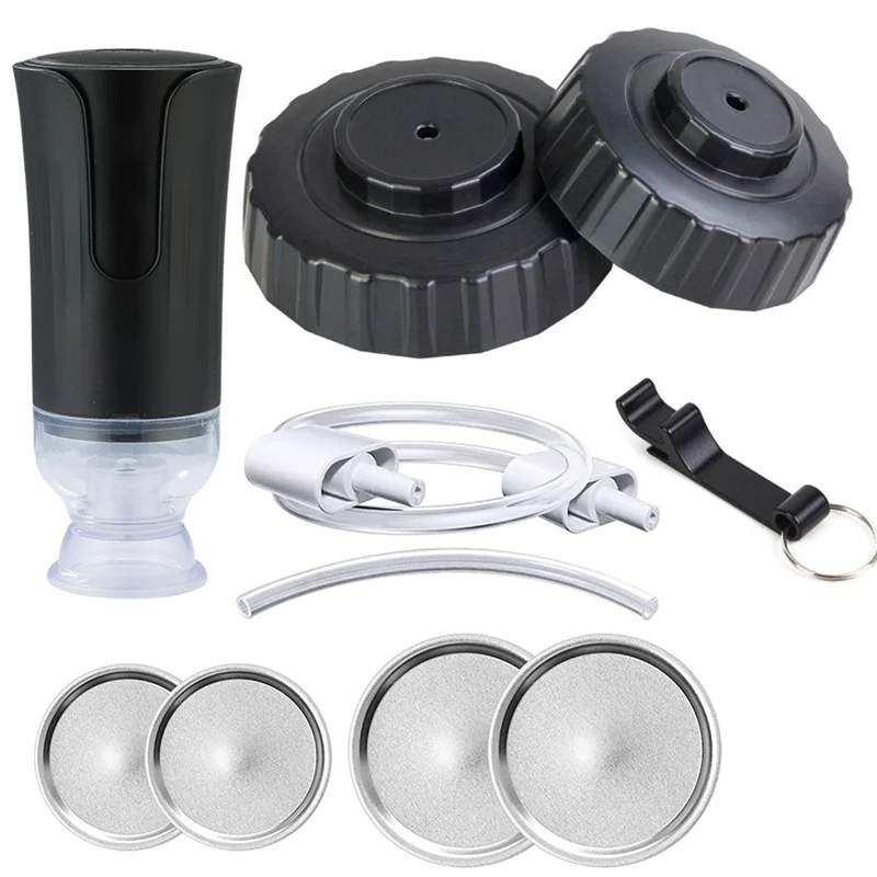 

Food Vacuum Sealer Mason Portable Jar Sealer Fully Automatic Canning Jar Vacuum Sealer Accessories Kits