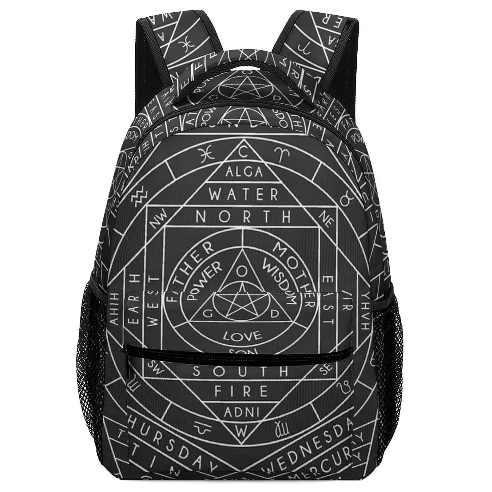 New Art Sacred Geometry Backpack For Boys for Student Kids Men School Bags Cute Bag For School