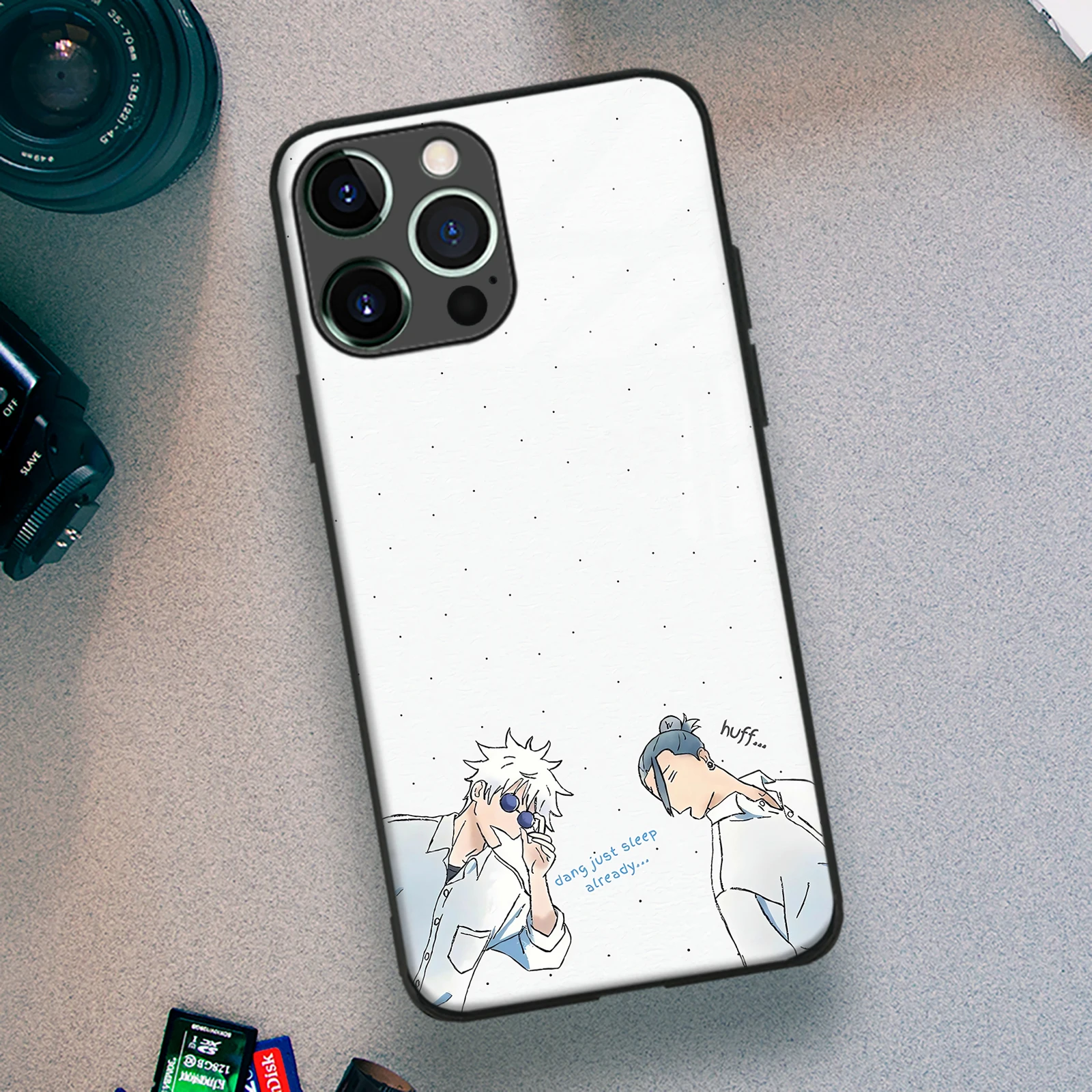 Geto and Gojo Anime Защитный чехол из закаленного стекла ТПУ для iPhone 16 15 14 11 Pro Max 7 8 Plus 12 13 Mini