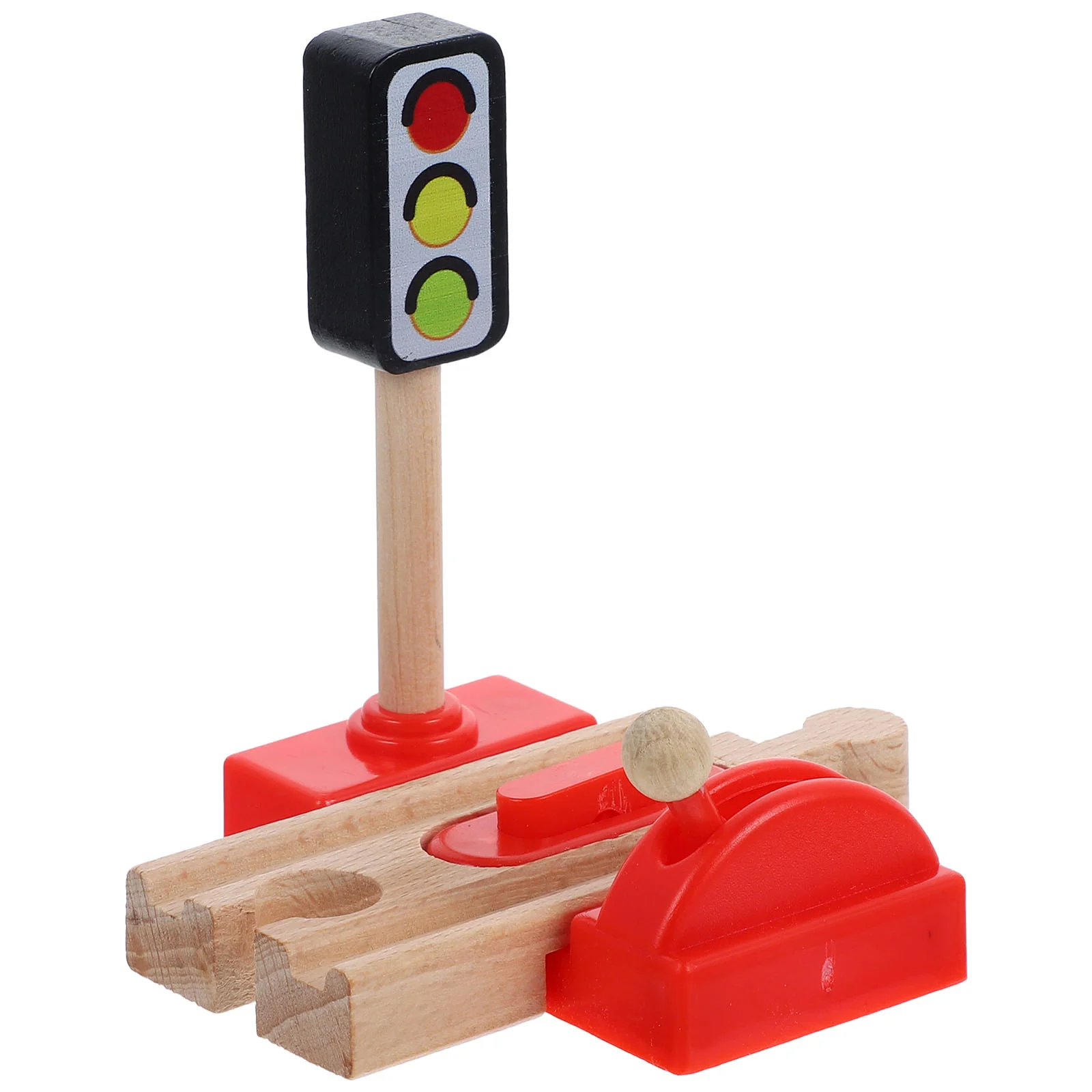 

Kids Playset Train Track Accessories Playing Model Railway Roadblock Toy For Games Child Christmas
