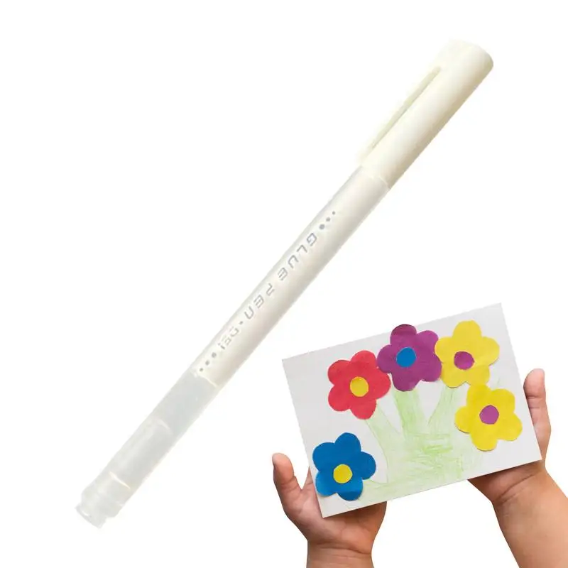 

Жидкий клей в виде ручки, быстросохнущая ручка для бумаги, клей для рукоделия, принадлежности для точного клея и легкого управления, идеально подходит для бумажных поделок