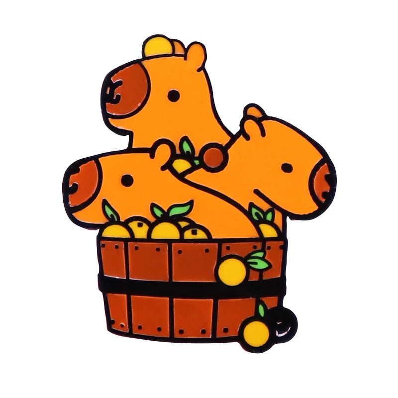 

Милые эмалированные заколки D0621 в стиле аниме, броши с животными для одежды, лацканов, шляп, значки, модные украшения, аксессуары для друзей, ...