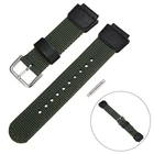 18 мм, ремешок для объектива с оптическими зумом Casio AQ-S810SGW-400H нейлоновый ремешок для часов из натуральной кожи высокого качества классные мужские сменный спортивный ремешок