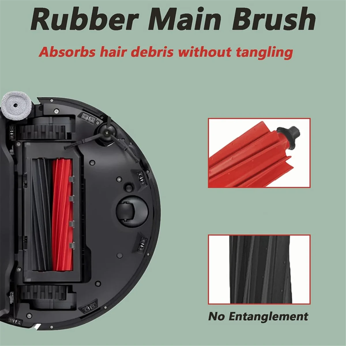 Запчасти для робота-пылесоса Roborock Qrevo Master / P10s Pro V20 основная боковая щетка Hepa