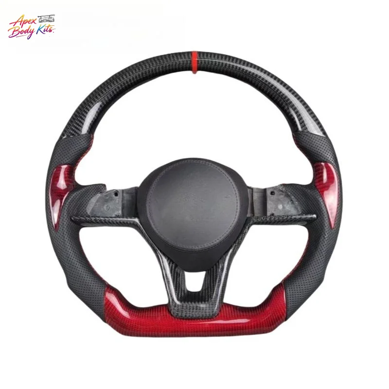 Фото Для Nissan Sylphy, Teana, Qijun, Qida, X-Trail: спортивный руль с плоским дном из карбонового волокна, модернизированный и тюнингованный на заказ №2