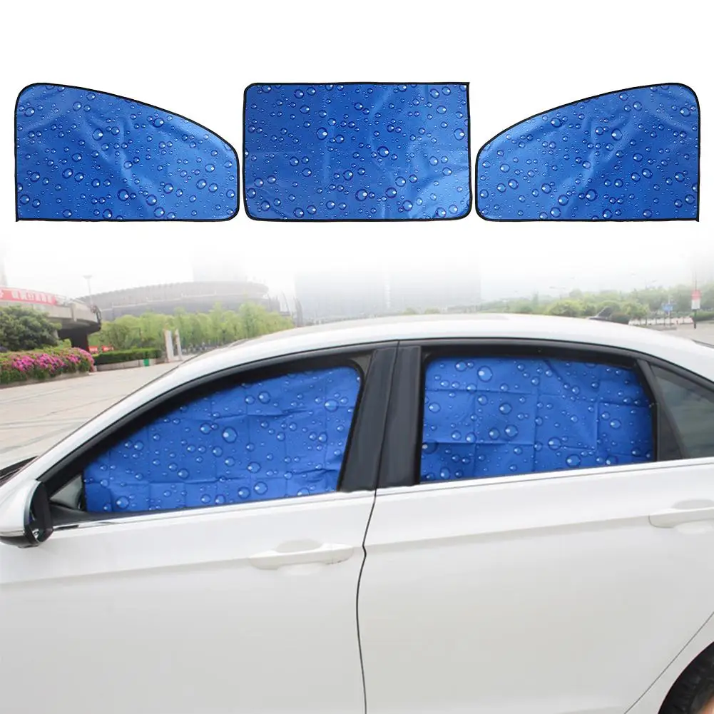 

Car Sun Shade UV Protection Curtain Side Window Sun Visor Magnetic Mesh Curtain Anti-direct Sun Car Window Curtain Cover