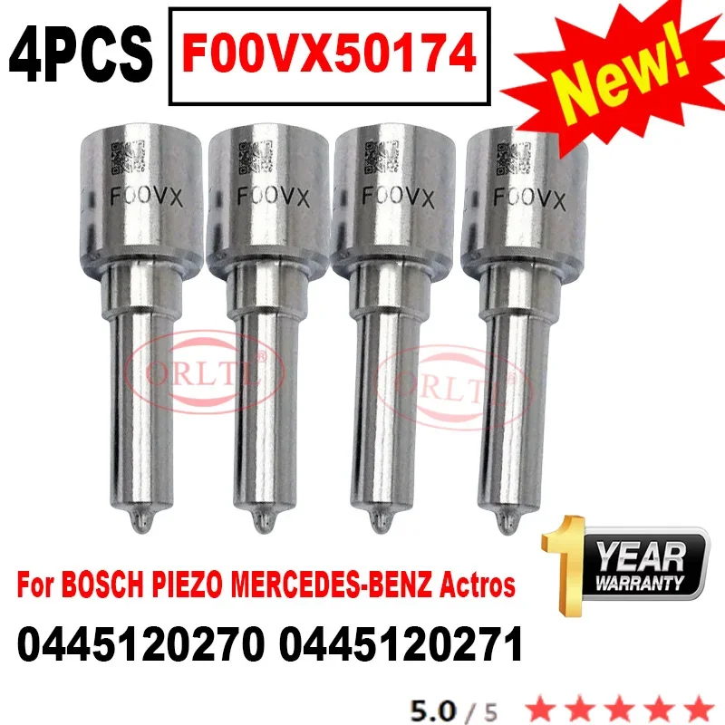 Рельсовые насадки F00VX50174 Commmon для BOSCH пьезо-детской детали 0 445 120 270 271 0445120271 ORLTL 4 шт.