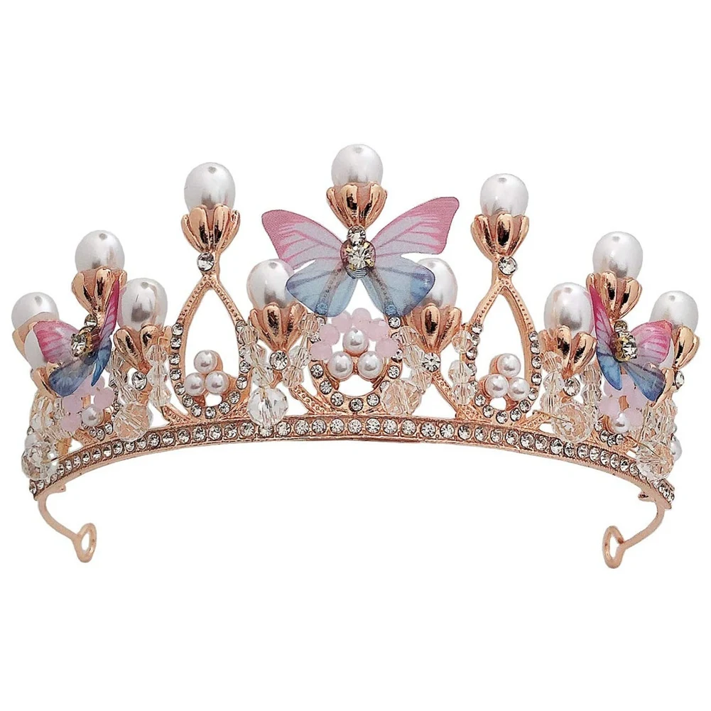 

Bridal Accessories Retro Girls Crown Butterfly Crown Children's Crown Show Hair Accessories Dress Accessories