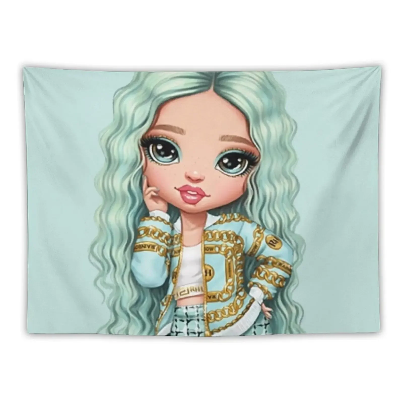 Радужный гобелен высокой Дафни Минтон украшение для комнаты эстетические