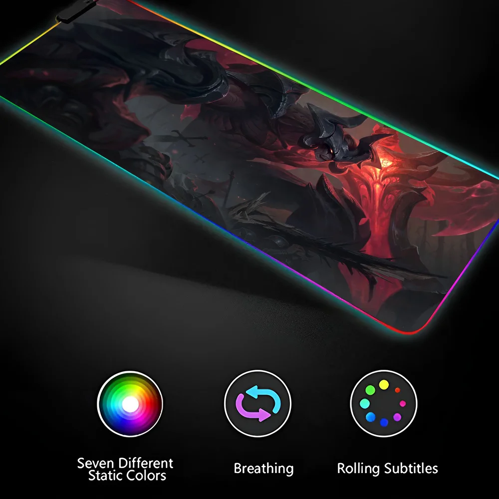 Коврик для игровой мыши Darkin Blade Aatrox League Of Legends XXL