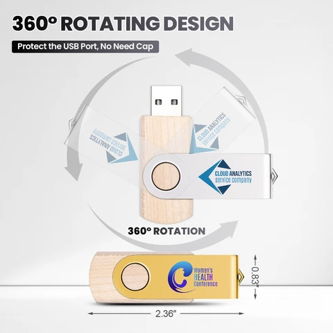 JASTER Бесплатный USB-флешка с логотипом, 128 ГБ, бизнес-подарок, 64 ГБ, металлический флэш-накопитель, 32 ГБ, деревянный внешний накопитель, 16 ГБ