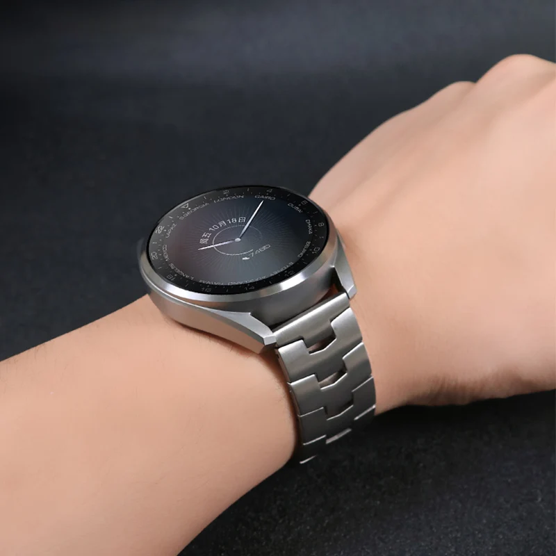 22mm watch strap huawei watch gt 3 pro Titanium Strap Samsung galaxy watch 46mm/Gear S3/Amazfit GTR 47mm/3pro bracelet wristband