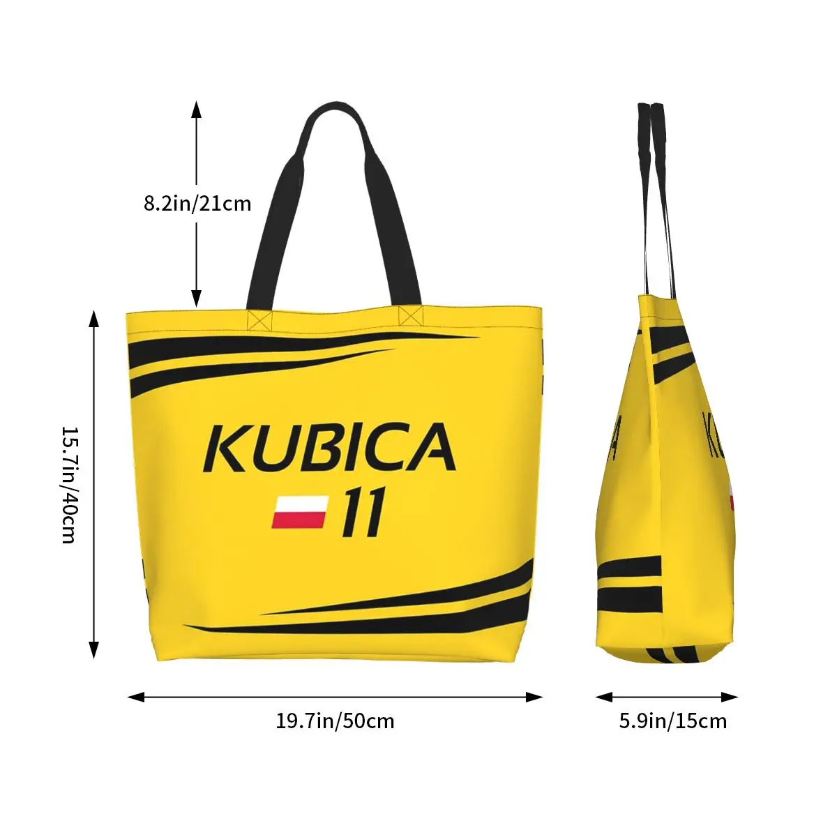 Фото Спортивная сумка Kubica Sports Headgear Racing Motorsport F1, холщовая сумка-тоут большой вместимости, сумка через плечо, сумка для покупок, женская сумка для продуктов №3