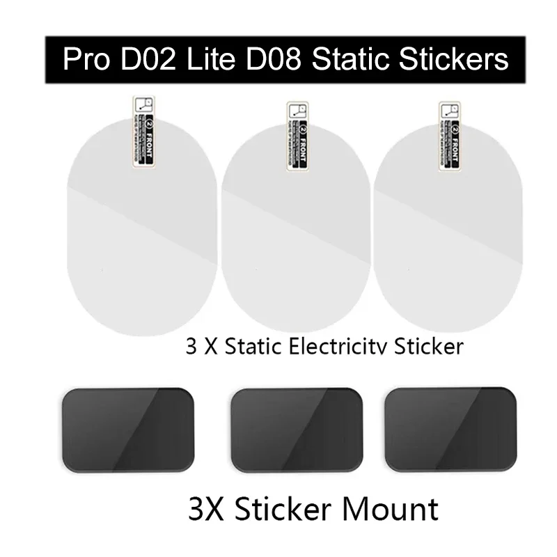 

Для 70mai Dash Cam pro Lite D02 Lite D08 крепление и статические наклейки подходят для 70mai D02 Lite D08 держатель наклеек VHB 3 шт.