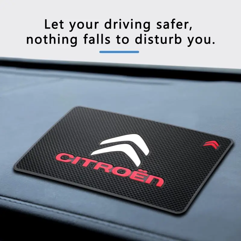 

Car Cell Phone Holder Dashboard Non-Slip Mat Silicone Pads For Citroen C2 C3 C4 C5 Picasso Cactus Elysee C1 Interior Accessories