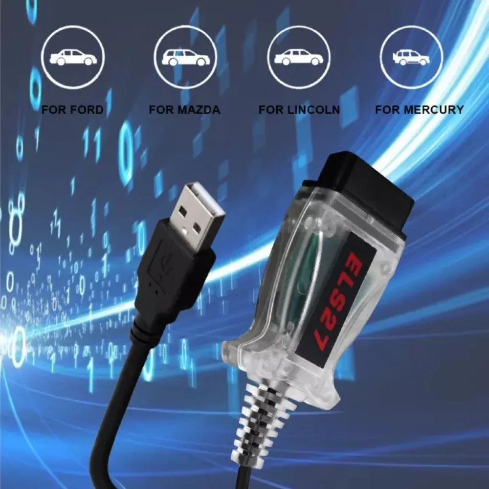 Автомобильный диагностический инструмент ELS27 FORScan OBD2 многоязычный сканер