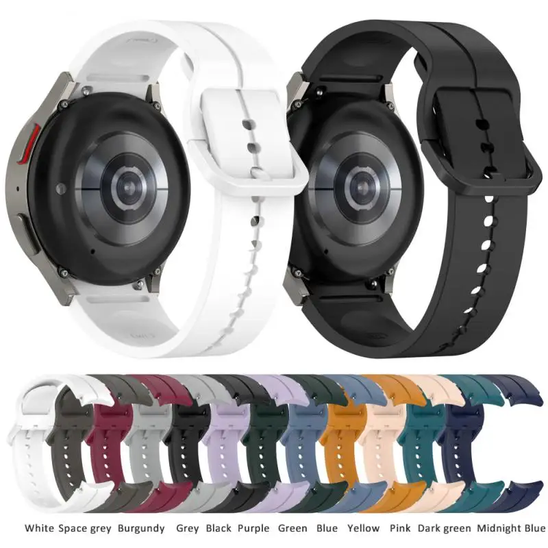 

Силиконовый ремешок для Samsung Galaxy Watch 5 Watch 5 Pro, сменный Браслет для Samsung Galaxy, аксессуары для ремешка