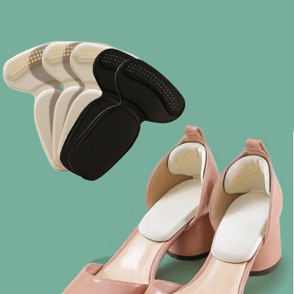 5 Pair Heel Cushion Pads for Shoes Insoles for Women High Heels Liner Grip Insert Heel Pain Relief Pad Shoe Size Reducer Filler