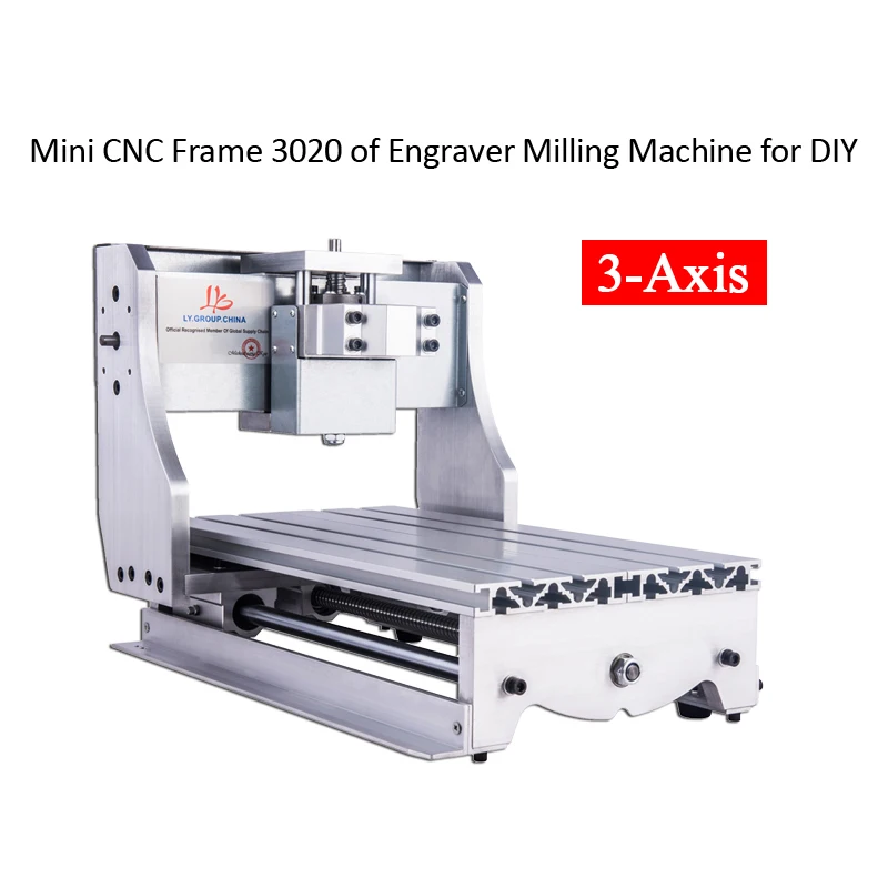 

DIY 3020 Mini CNC Kit Aluminum Engraver Machine Frame Stepper Motor Base Coupling Optional 3 Axis Carving Apparatus