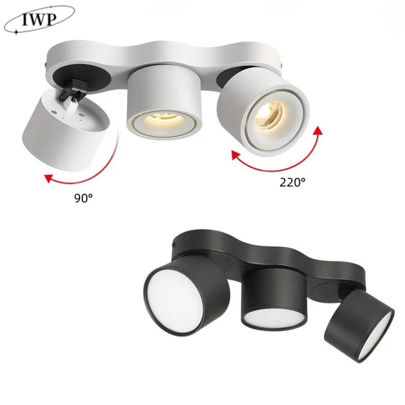 Приглушаемые складные вращающиеся фонари, 27 Вт, 36 Вт, 48 Вт