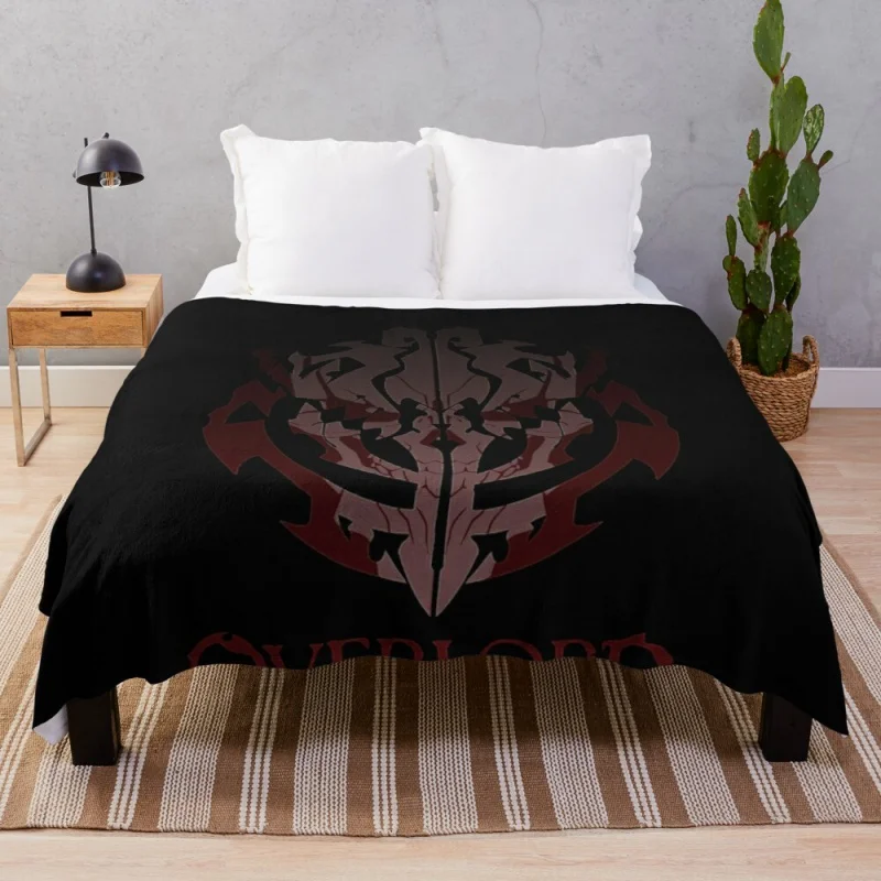 

Overlord Ainz Ooal Gown Crest Throw Blanket Plush Queen Size Blanket Fashion Sofa Blankets