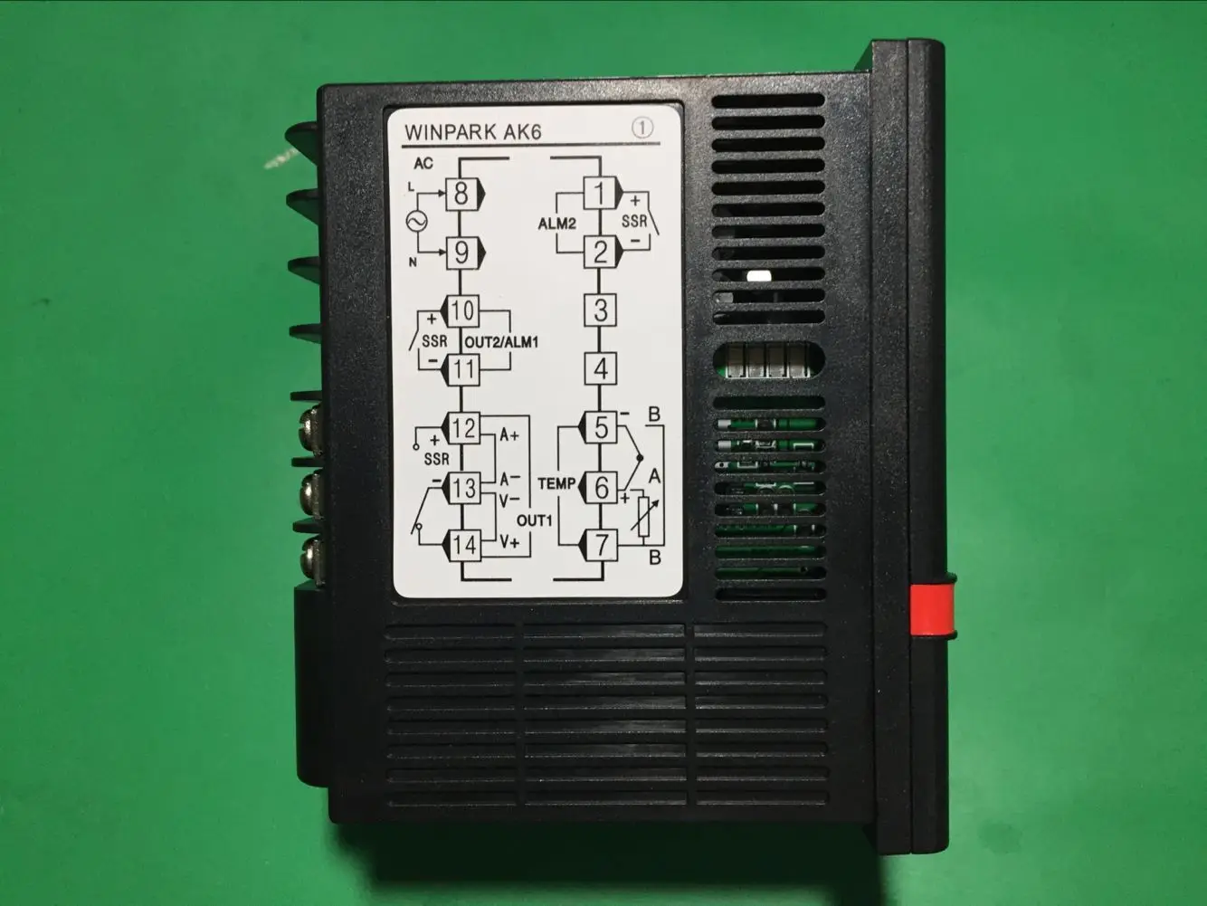 Таблица контроля температуры WINPARK Changzhou Huibang AK6-BKL110 BPL110 BKS110 BKL120 BKS160