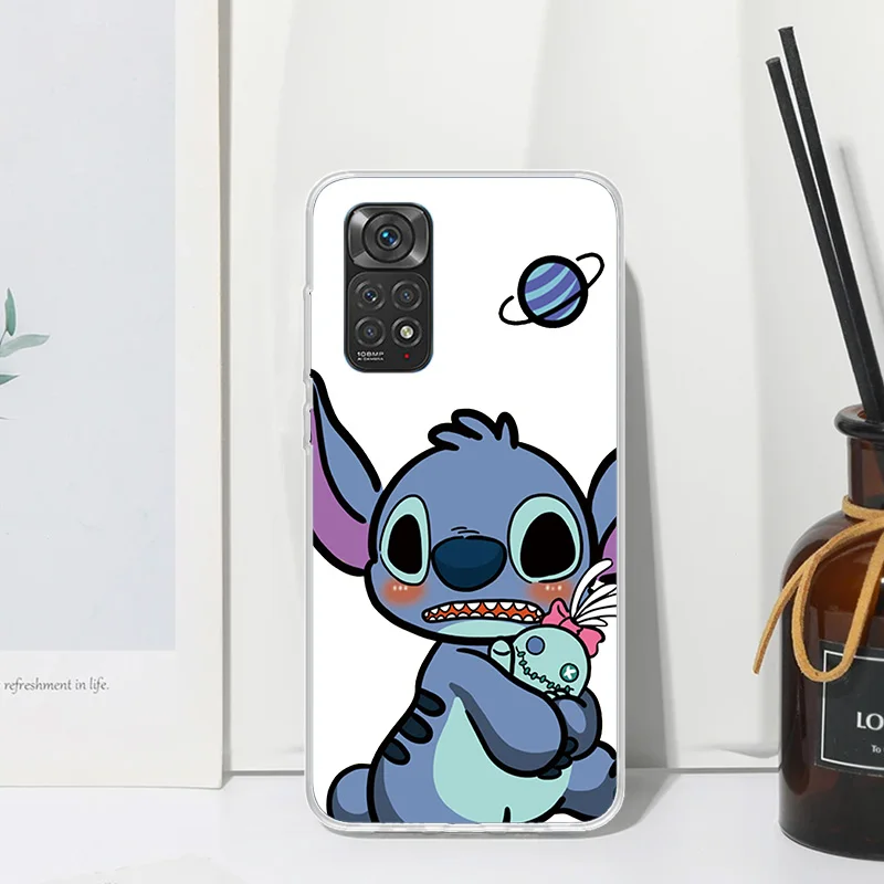 Милый чехол для телефона S-Stitchis с рисунком Xiaomi Redmi Note 13 14 12S 11S 10S 12 11E 10 Pro Plus 11T 9S 9 8T 8 7