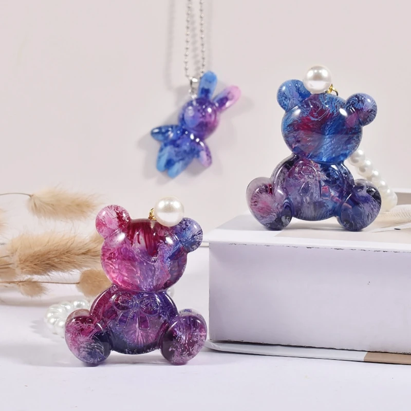 Блестящие глянцевые банты для кролика медведя украшения силиконовые