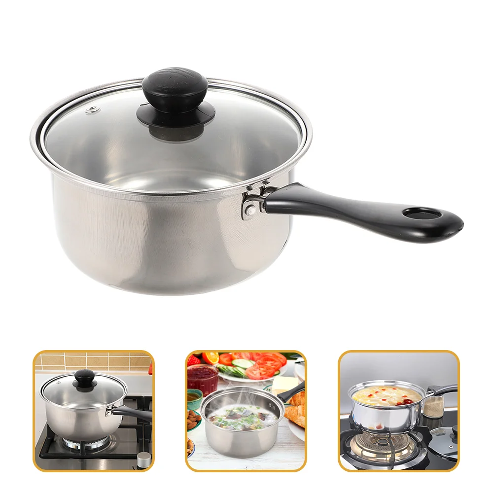 

Thick Small Soup Pan Saucepan Small Soup Pot Soup Pan for Home Kitchen Cooking
