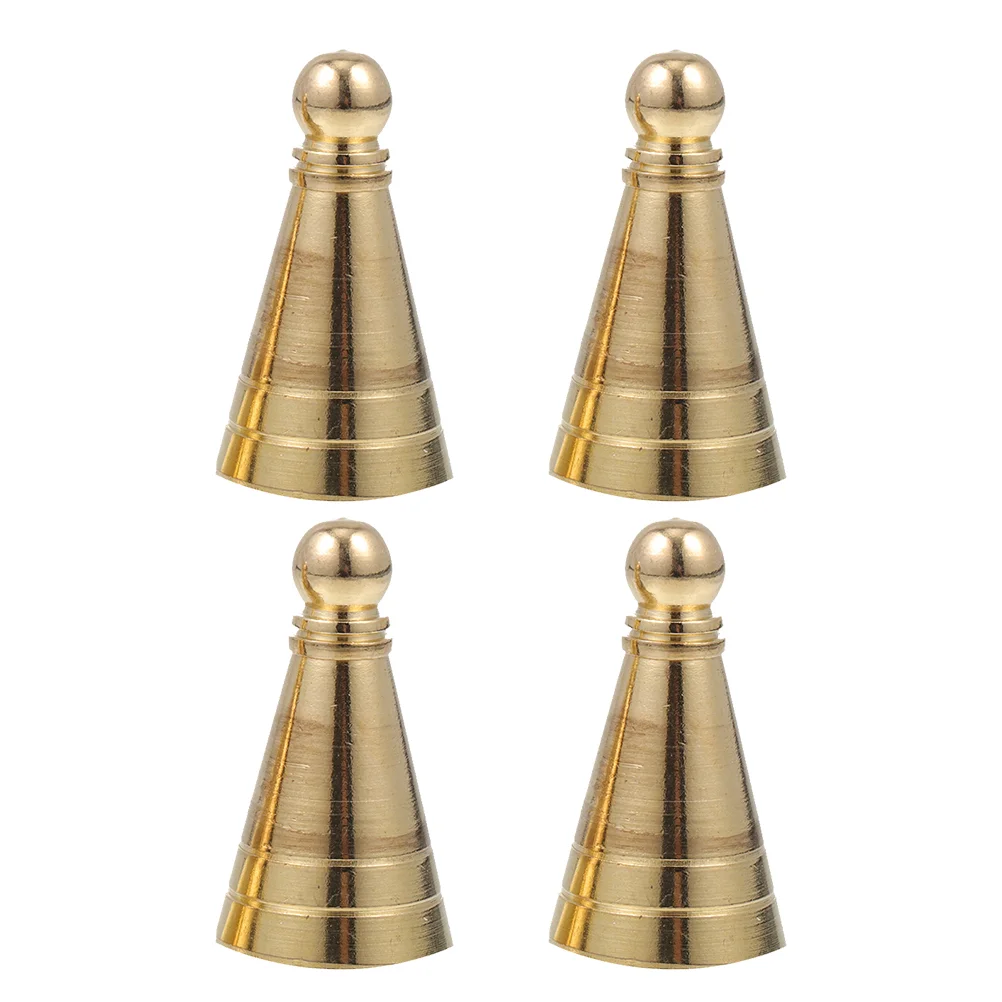 

4 Pcs Molds Resin Brass Tower Household Copper Cone DIY Forming Moulds Shaping