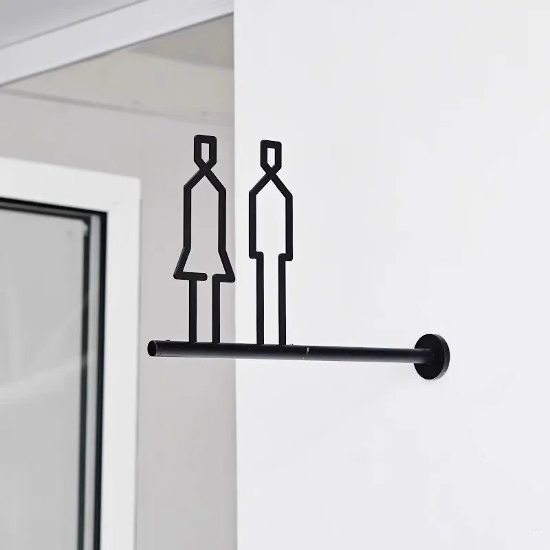 

Металлические 3D вывески для туалета