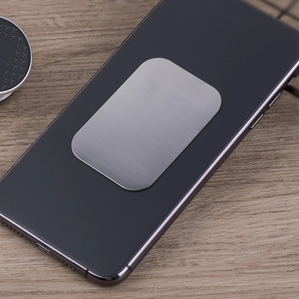 20 Pcs Accessories Phone Holder Car Accessory Metal Sticker Cellphone Magnets Mini Plate Stickers Case Holders Magnetic