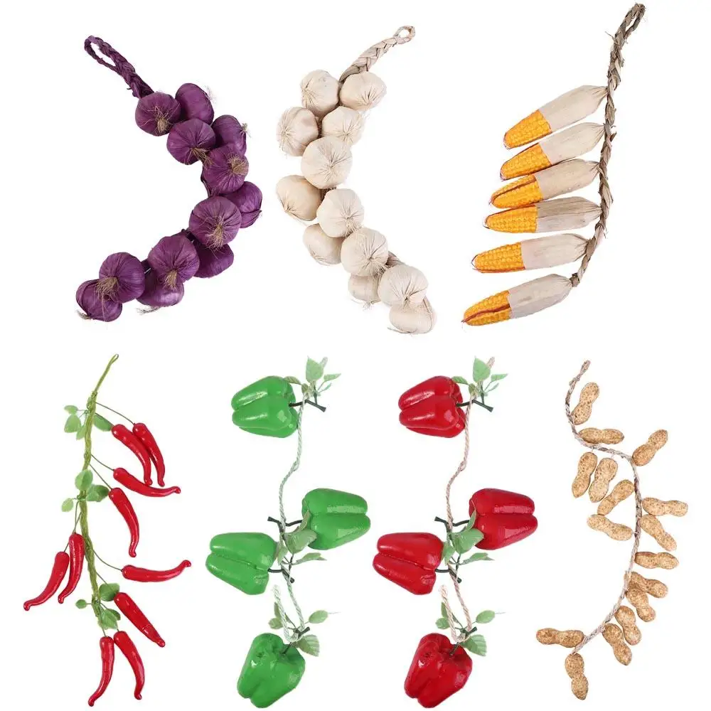 

Fake Chili Pepper Onion Garlic Wall Decor Simulation Food Photography Props Fake Vegetables Artificial Vegetables