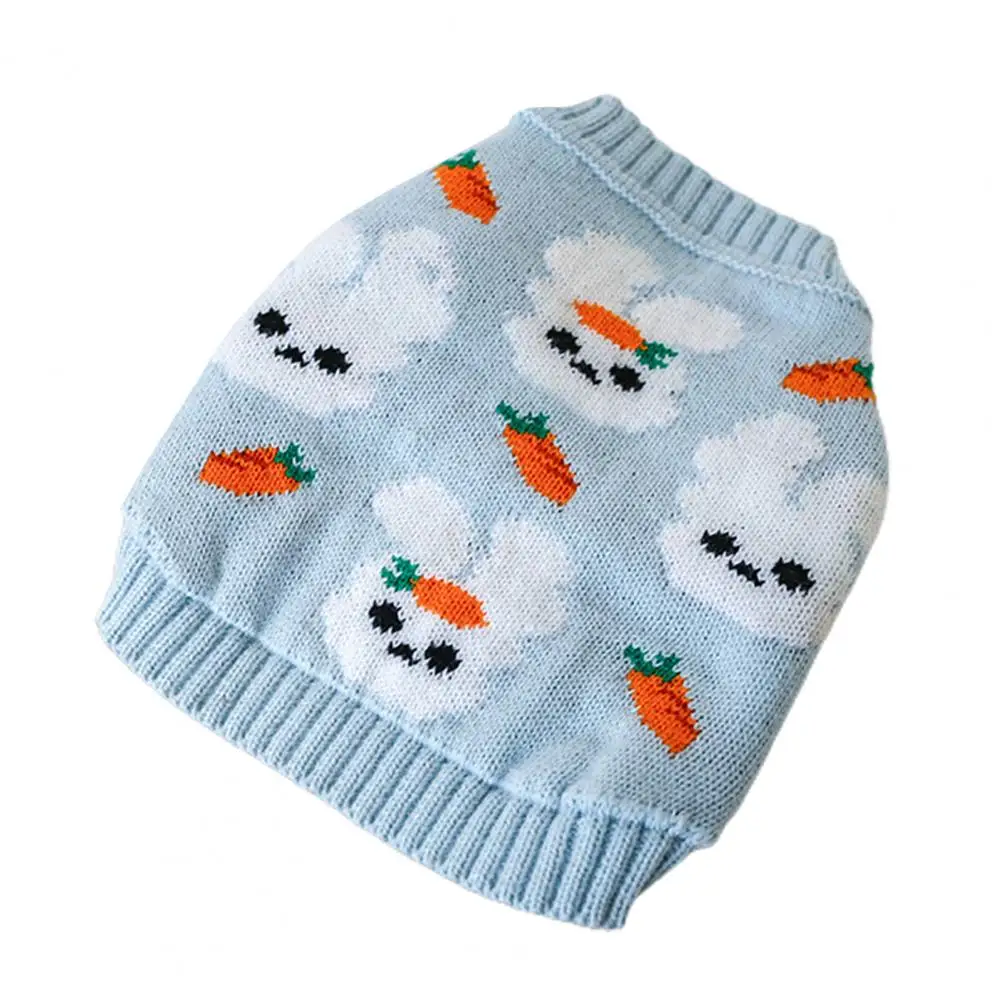 

Cozy Pet Knitwear Unisex Pet Winter Clothes Cartoon Print Small Dog Knitted Sweater Skin-friendly