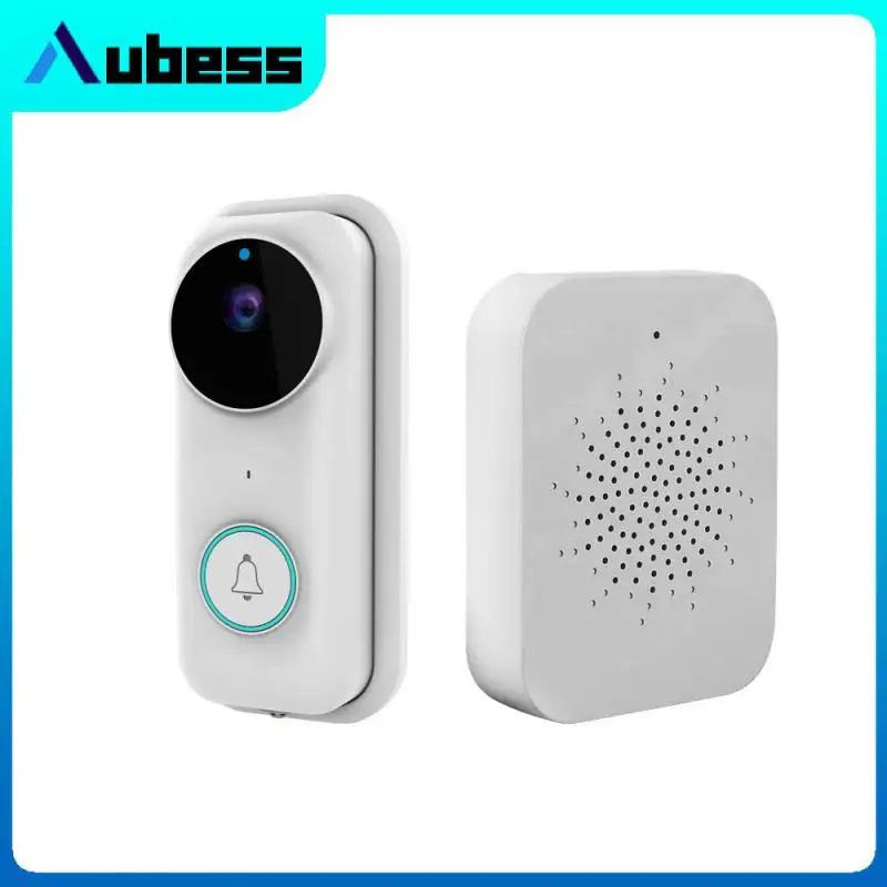 

Tuya Intelligent Video Intercom 5v 2a Monitoring Doorbell Two-way Intercom Security Doorbell New Wifi Visual Doorbell Low Power