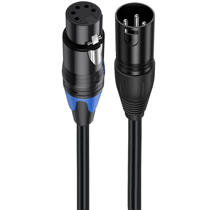 XLR Male 3 Pin к Female 5 5-контактный аудиокабель для микрофона DMX Stage светильник