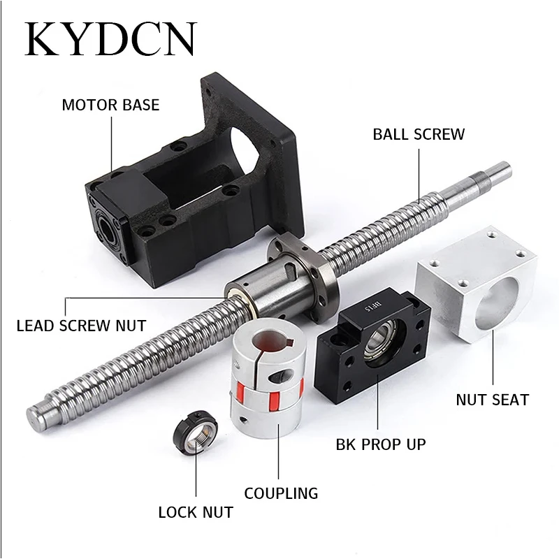 SFU2504 SFU2505 SFU2510 Длина 200-550 мм 4 направляющие SBR 2 с комплектом винтов для сиденья