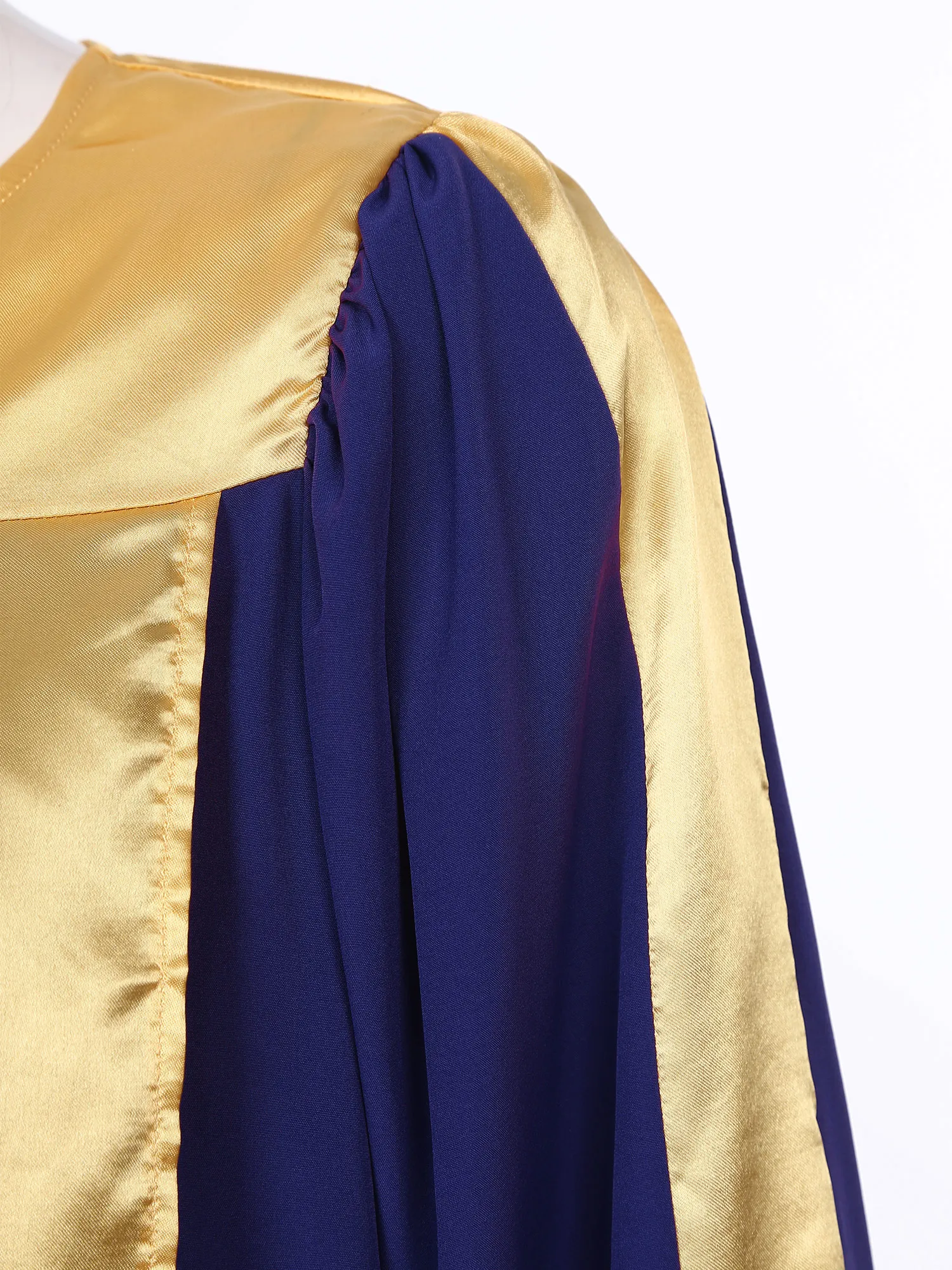 Женский и мужской халат для церковного хора платье на молнии с длинными рукавами