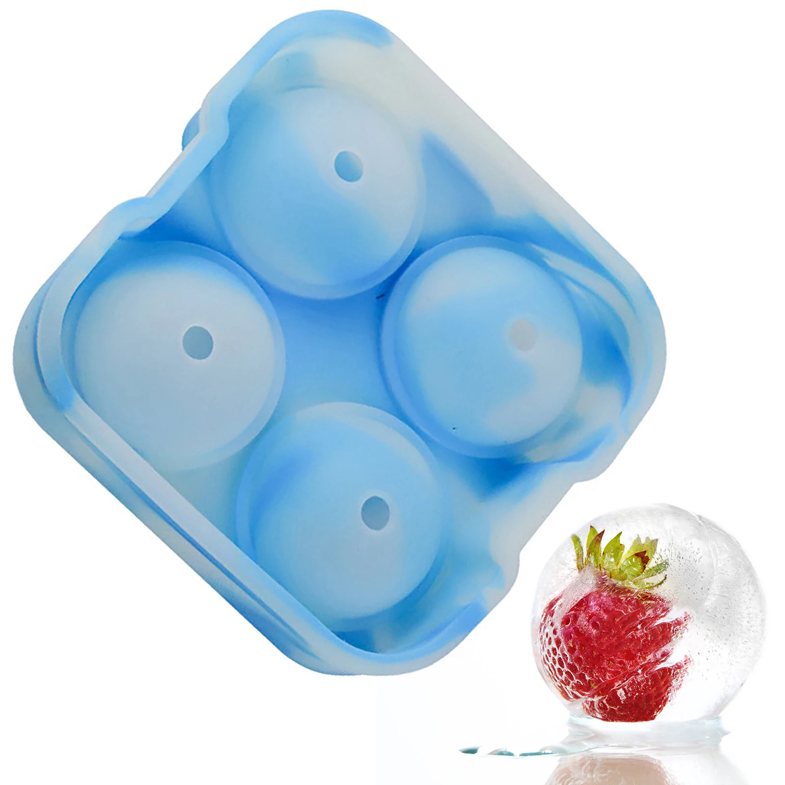 

Ice Ball Maker Mold 4.5in Round Ice Cube Trays Ice Ball Maker 4.5in Ice Ball Maker For Cocktail Whiskey