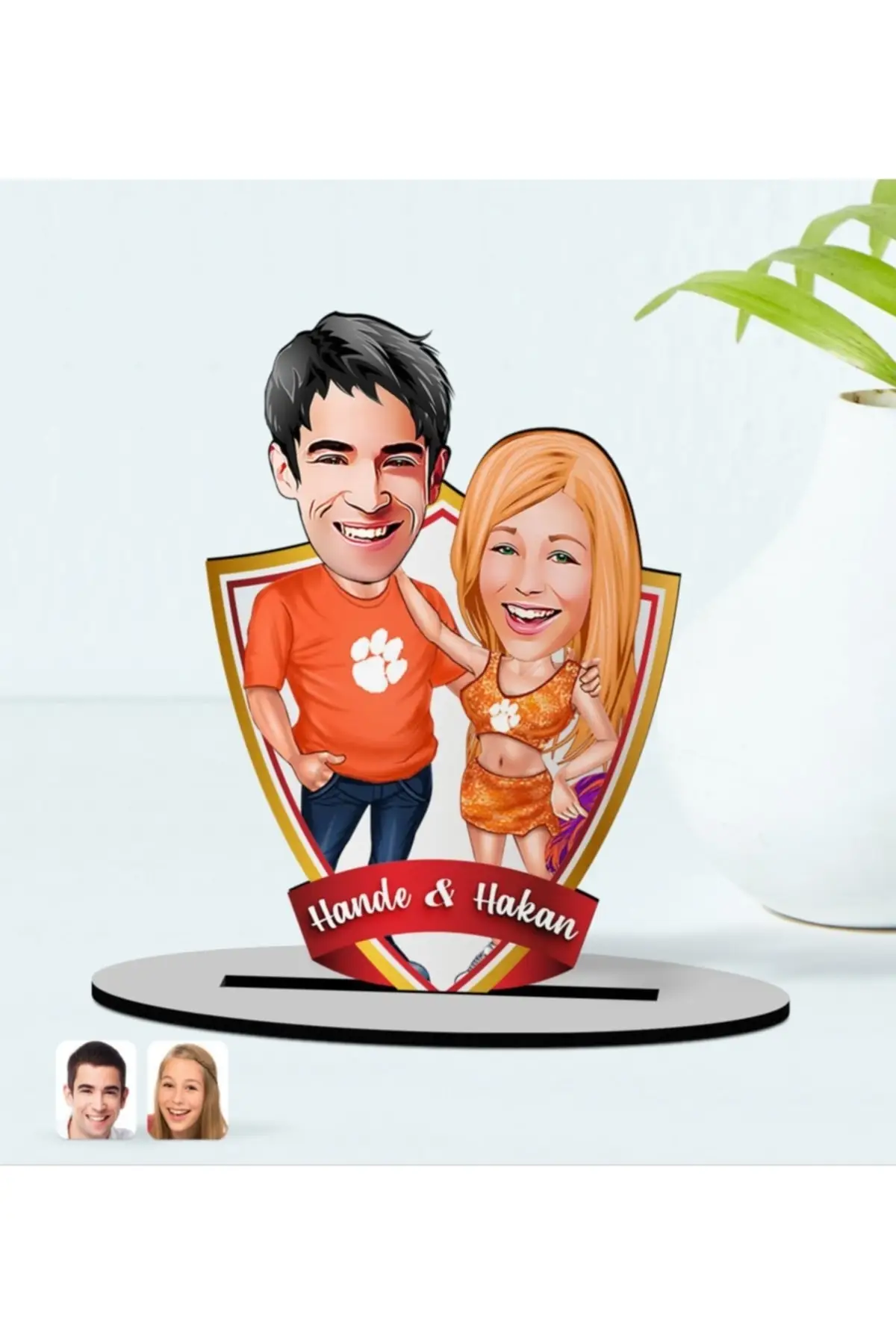

Personalized Family redo ature Wooden Stand 3d Trinket-3