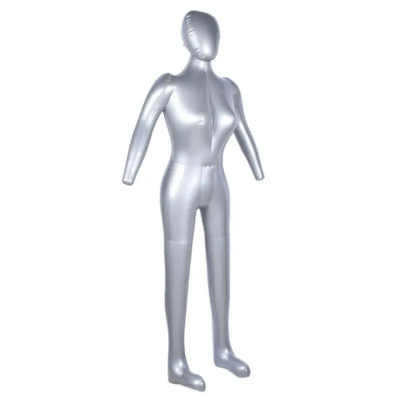 Inflatable Mannequin Model Torso PVC Underwear Display Female Full Body 165cm Storage Model Dummy Torso Tailor Clothes