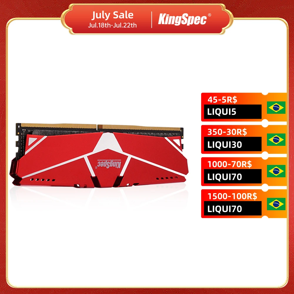 KingSpec DDR4 8 Гб 16 Память Ram 2666 3200 память рабочего радиатора оперативная Ddr4 МГц Dimm с