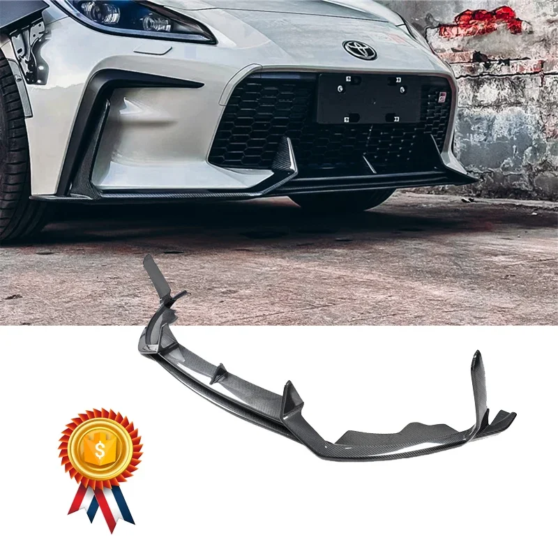 В наличии автомобильный Стайлинг из углеродного волокна GR86 ZN8 передняя губа