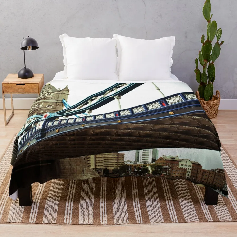 Плед Tower Bridge River Thames London England аниме на зиму одеяла