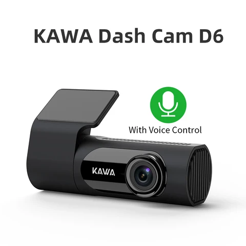 Видеорегистратор KAWA для автомобилей D6 1440P 2K Видеорегистратор Видеорегистратор Голосовое управление 24 часа Парковка WiFi Приложение Монитор WDR Видеорегистратор